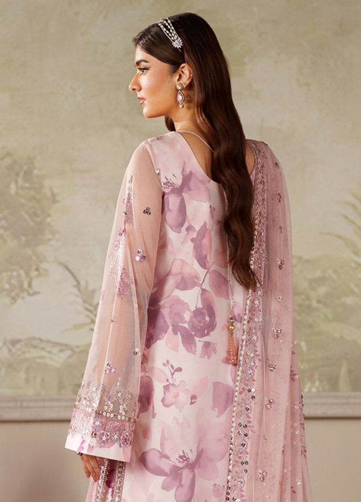 Zarif Embroidered Net Suits Unstitched 3 Piece ZR25UF ZRF-ZPE-06 Rahma - Formals Collection