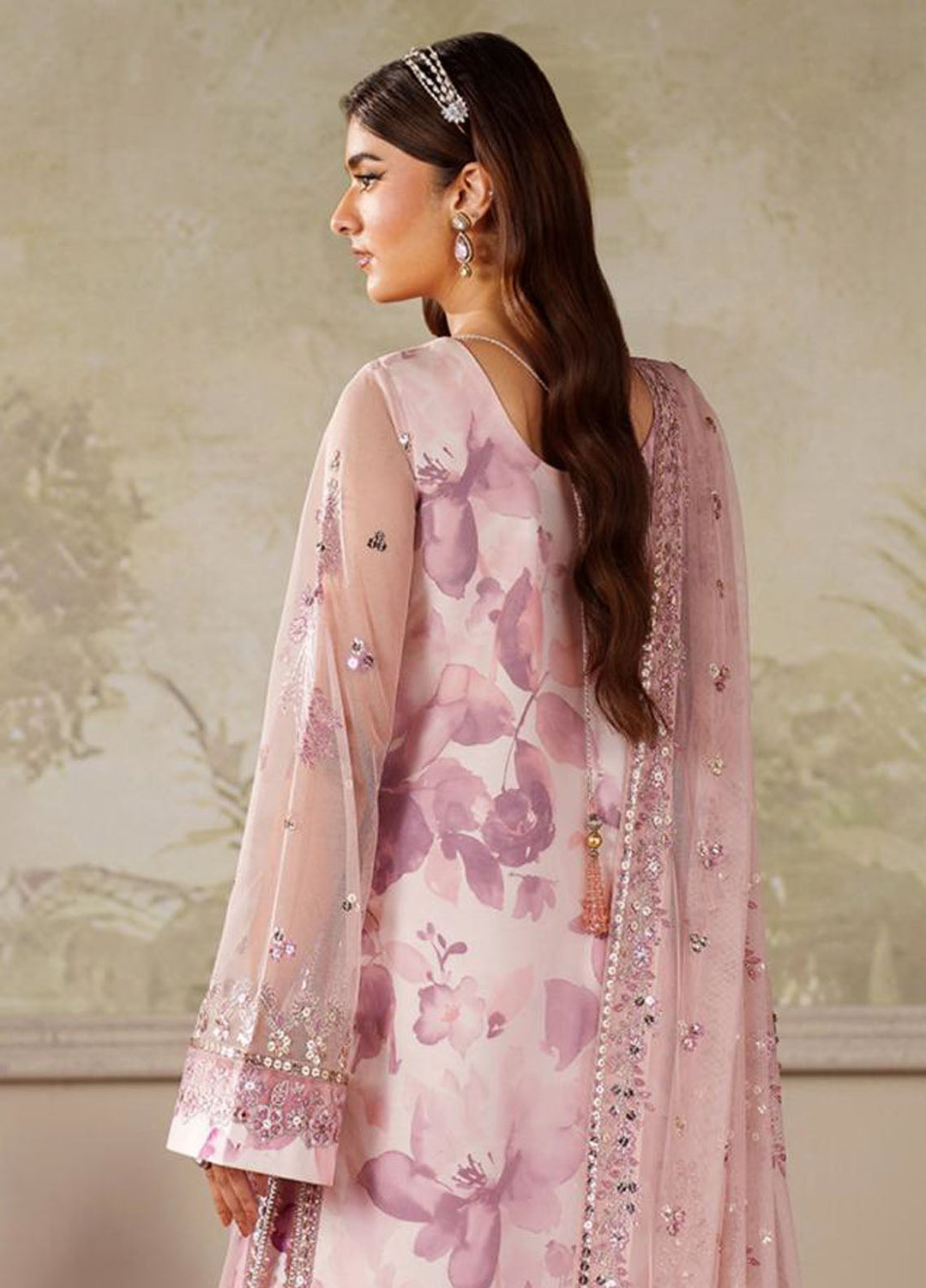 Zarif Embroidered Net Suits Unstitched 3 Piece ZAF25ZU ZRF-ZPE-06 Rahma - Formals Collection