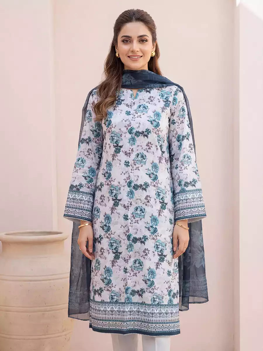 Salitex Women Unstitched Printed Lawn 3 Piece Suit SSW6U3P410 - Casual Collection