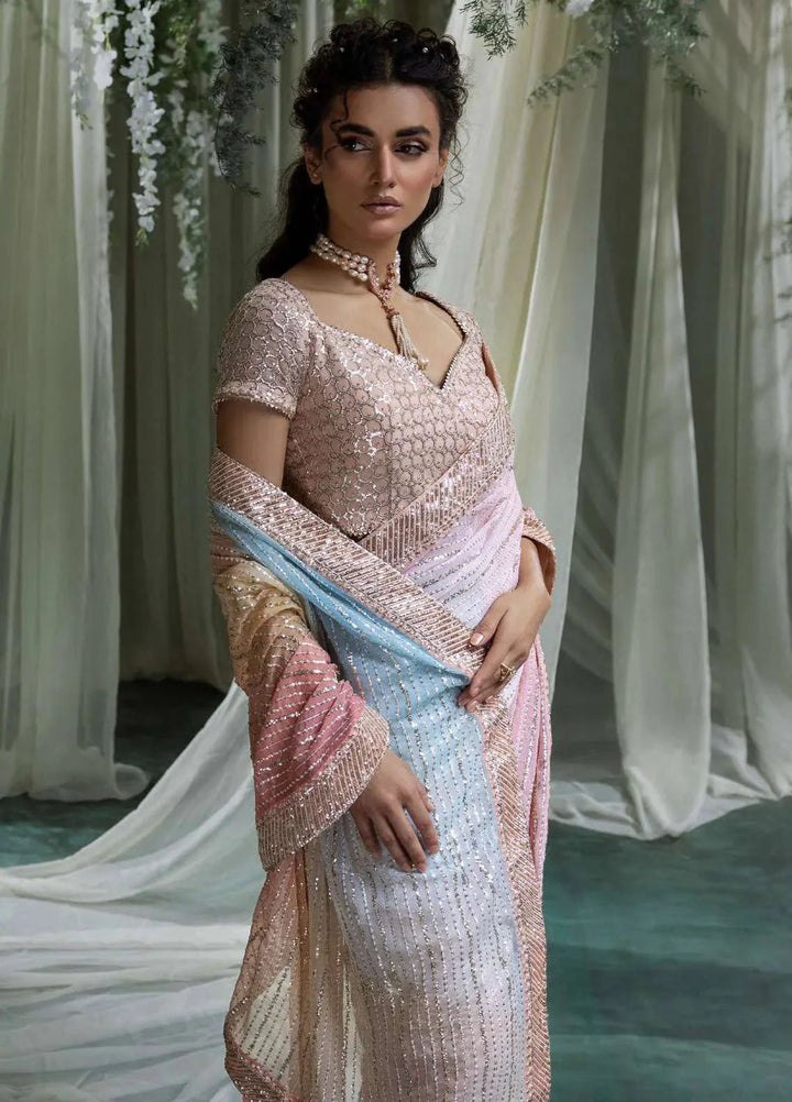 Aik Atelier Embroidered Chiffon Suits Unstitched 3 Piece AIK25EF D-07 - Formals Collection