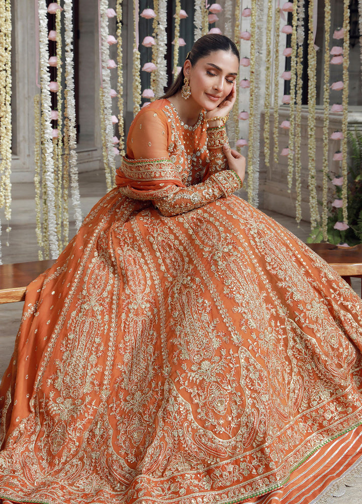 Gulmina Embroidered Chiffon Suits Unstitched 3 Piece GLM25EU D-06 - Formals Collection