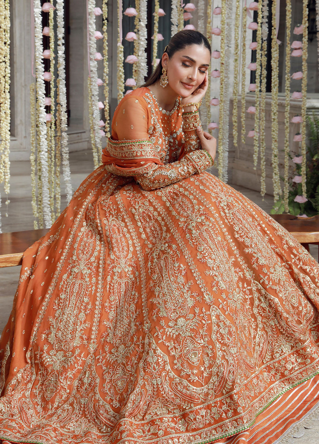 Gulmina Embroidered Chiffon Suits Unstitched 3 Piece GLM25EU D-06 - Formals Collection