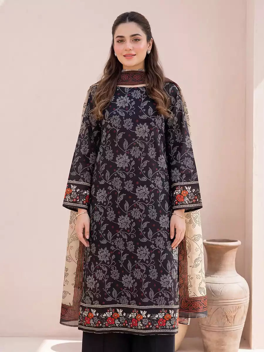 Salitex Women Unstitched Printed Lawn 3 Piece Suit SSW6U3P406 - Casual Collection