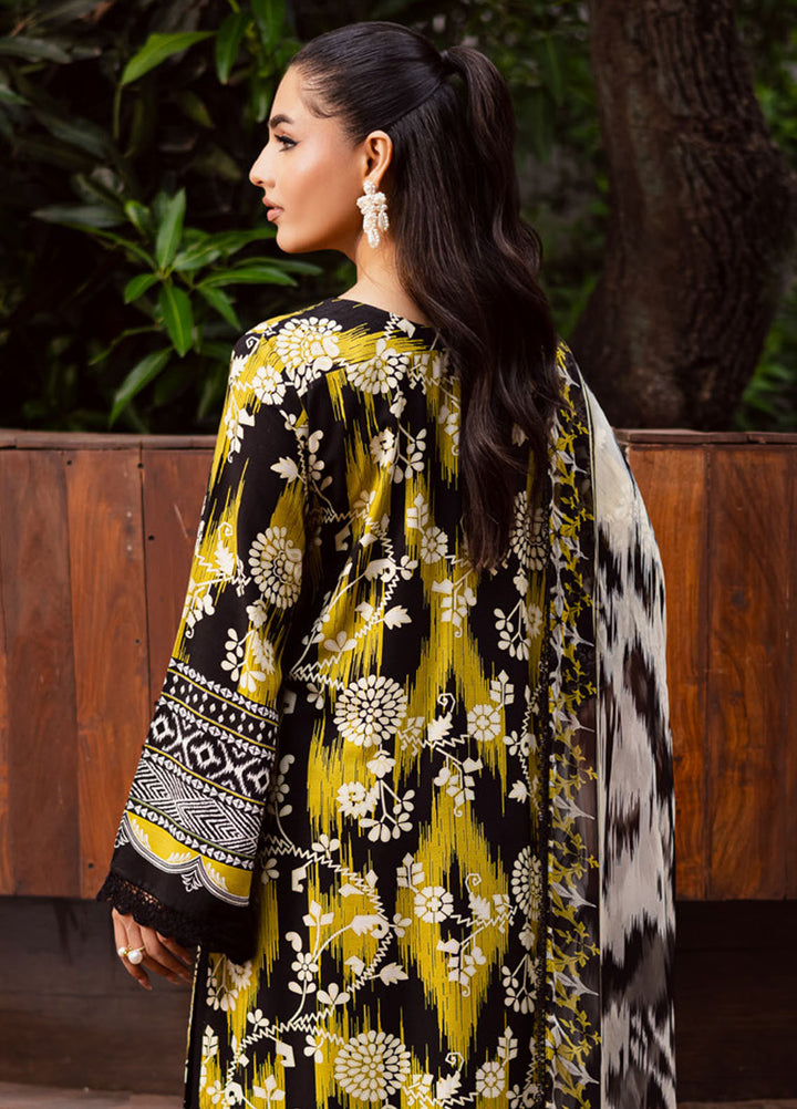 Nureh Printed Slub Linen Suits Unstitched 3 Piece NU25VL SP-168 - Winter Collection