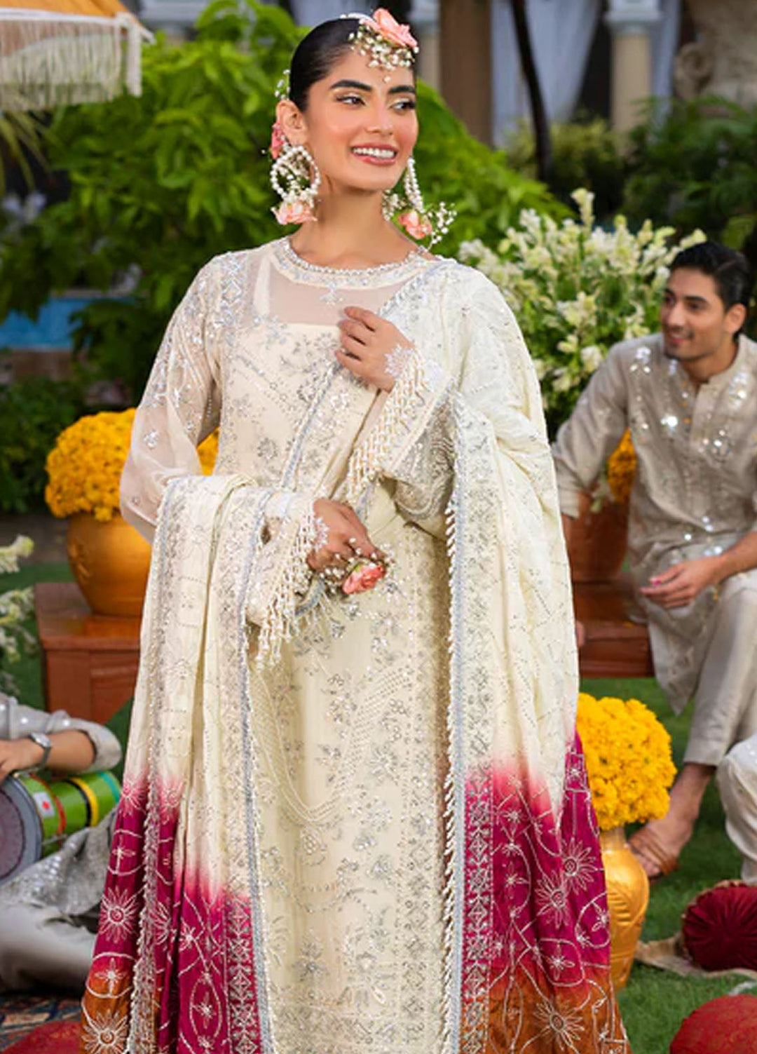 Haye Dil by Sahane Embroidered Chiffon Suits Unstitched 4 Piece SNE25HD CT 29007 Written in Stars - Formals Collection