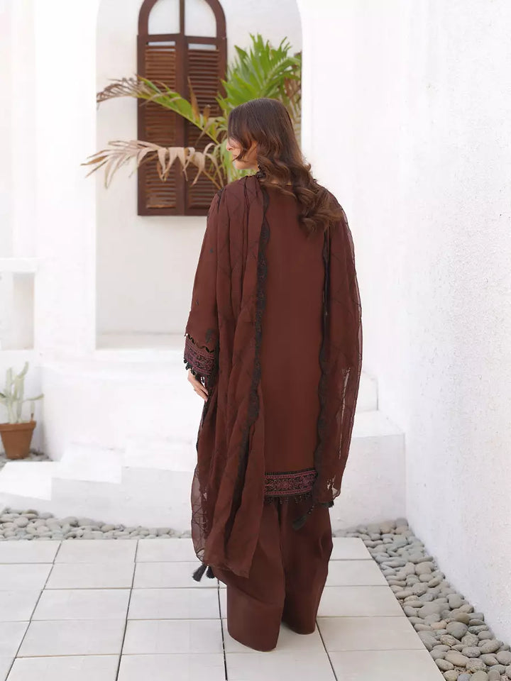 Salitex Unstitched Embroidered Chiffon 3 Piece Suit SUNW7CH098 - Festive Collection