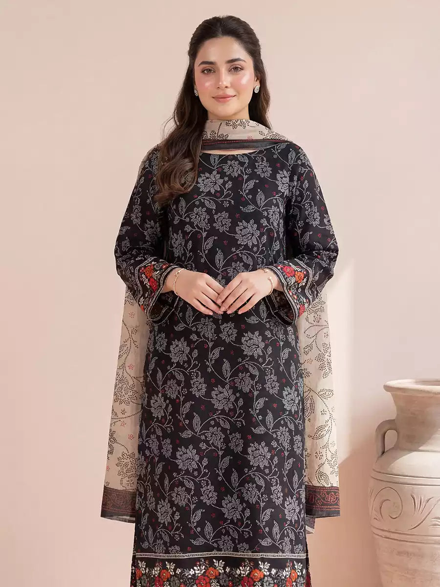 Salitex Women Unstitched Printed Lawn 3 Piece Suit SSW6U3P406 - Casual Collection