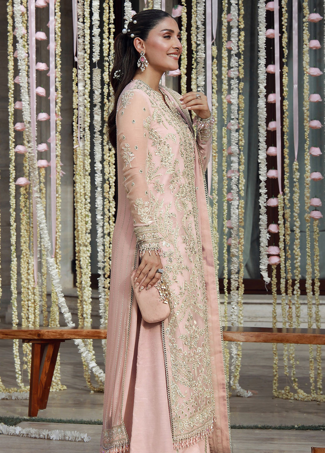 Gulmina Embroidered Chiffon Suits Unstitched 3 Piece GLM25EU D-05 - Formals Collection