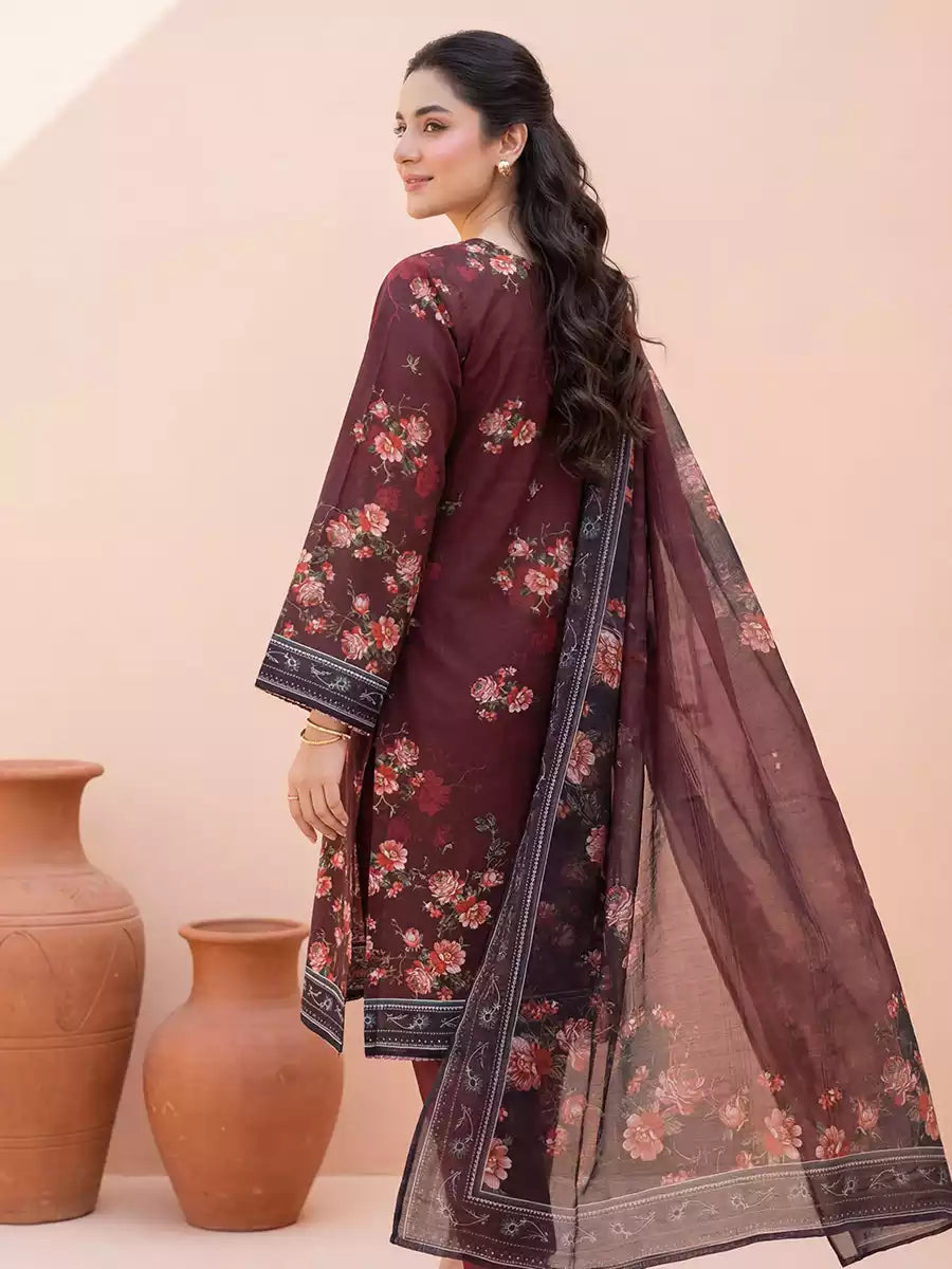 Salitex Women Unstitched Printed Lawn 3 Piece Suit SSW6U3P404 - Casual Collection