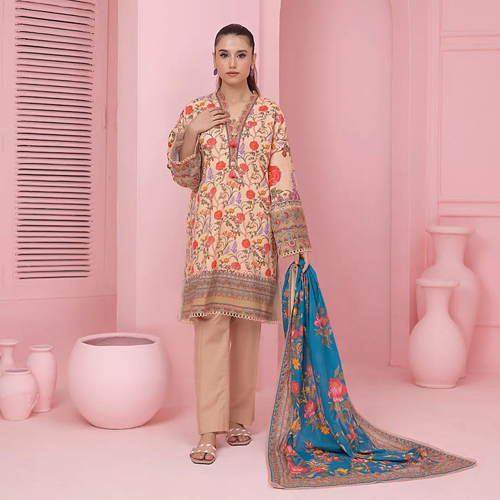 Salitex Women Printed Lawn 3 Piece Suit SSS24U3P003 - Summer Collection