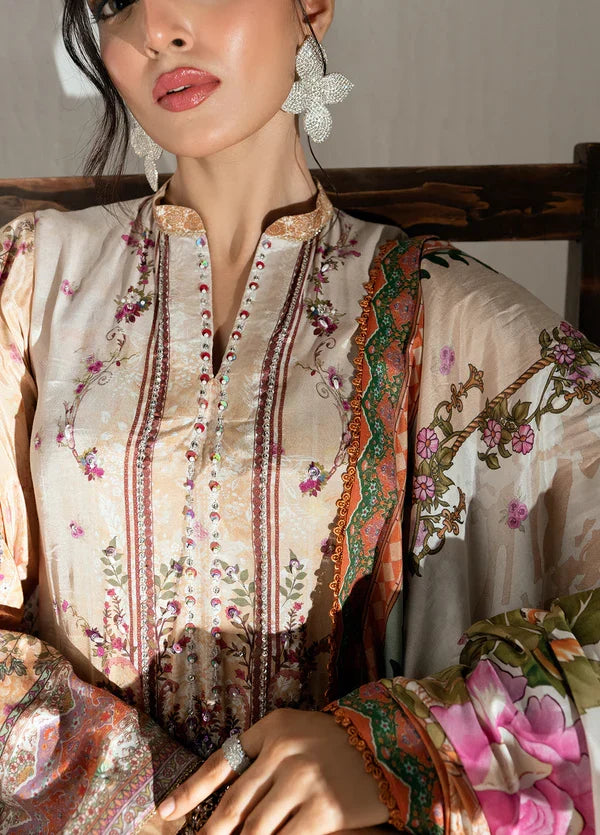 Monarque en Silk by Sahane Hand work Silk 3 Piece Suit CT-37003-Montclair - Festive Collection