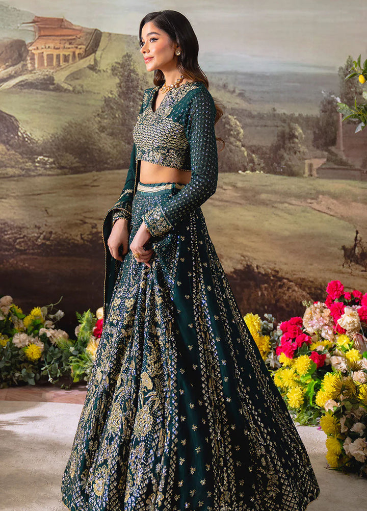 Dastaan by Neeshay Embroidered Chiffon Suits Unstitched 3 Piece NSH25DU Shahnoor - Formals Collection