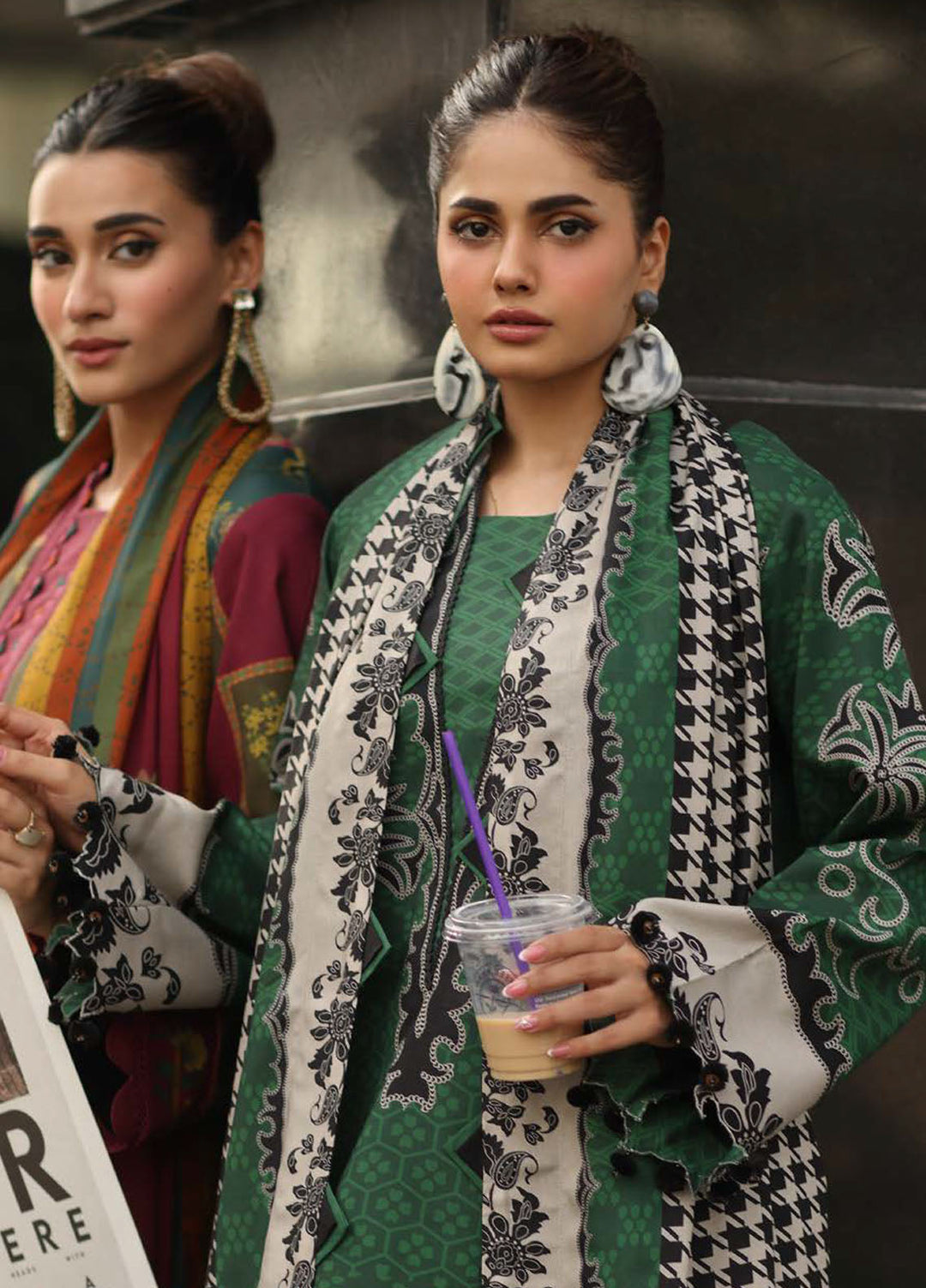 C Prints by Charizma Printed Linen Suits Unstitched 3 Piece CZ25CW CPW5-14 - Winter Collection