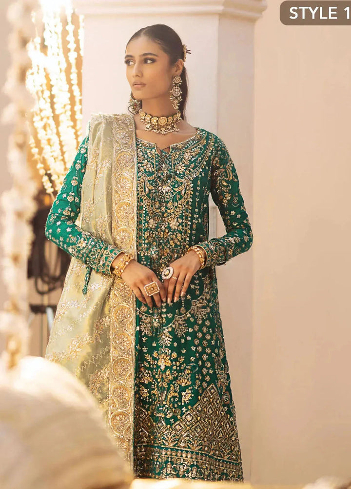 Aik Atelier Embroidered Silk Suits Unstitched 3 Piece AIK25EF Vl2 Look 09 - Formals Collection