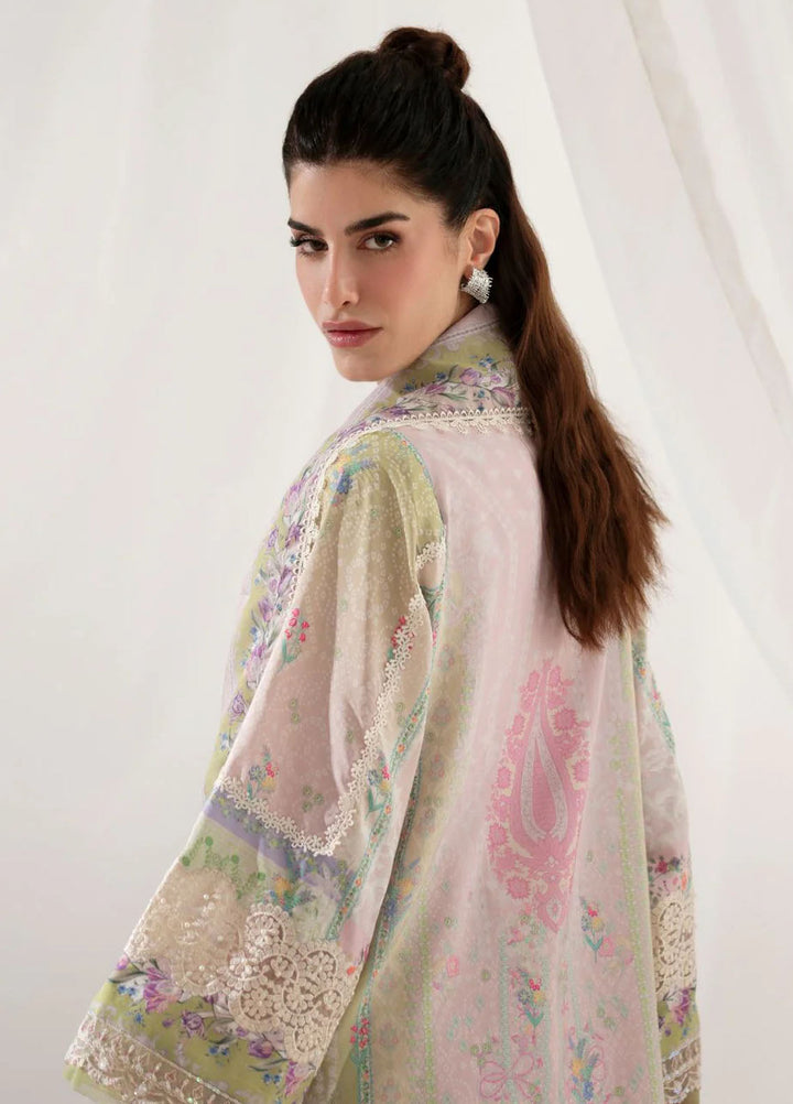 Garden Whisper by Ajr couture Embroidered Silk Suits Unstitched 3 Piece AJR25GWAJR-PS-03 Amoria - Formals Collection
