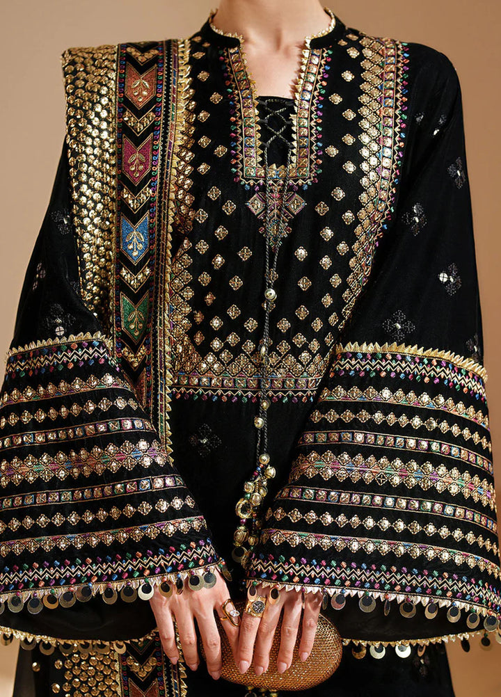 Velvet Vogue by Jazmin Embroidered Velvet Suits Unstitched 3 Piece JZ25VV VVF D-05 - Formals Collection