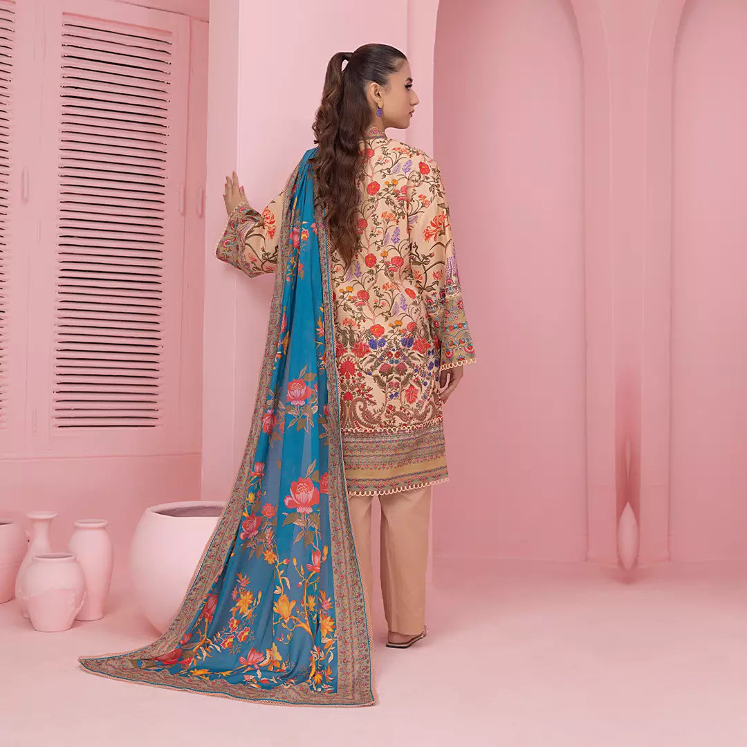 Salitex Women Printed Lawn 3 Piece Suit SSS24U3P003 - Summer Collection