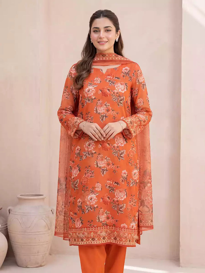 Salitex Women Unstitched Printed Lawn 3 Piece Suit SSW6U3P411 - Casual Collection