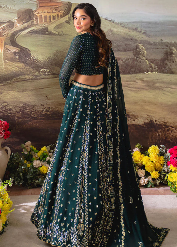 Dastaan by Neeshay Embroidered Chiffon Suits Unstitched 3 Piece NSH25DU Shahnoor - Formals Collection