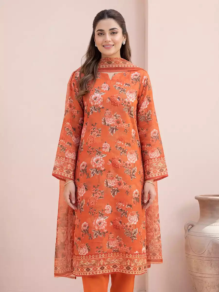 Salitex Women Unstitched Printed Lawn 3 Piece Suit SSW6U3P411 - Casual Collection