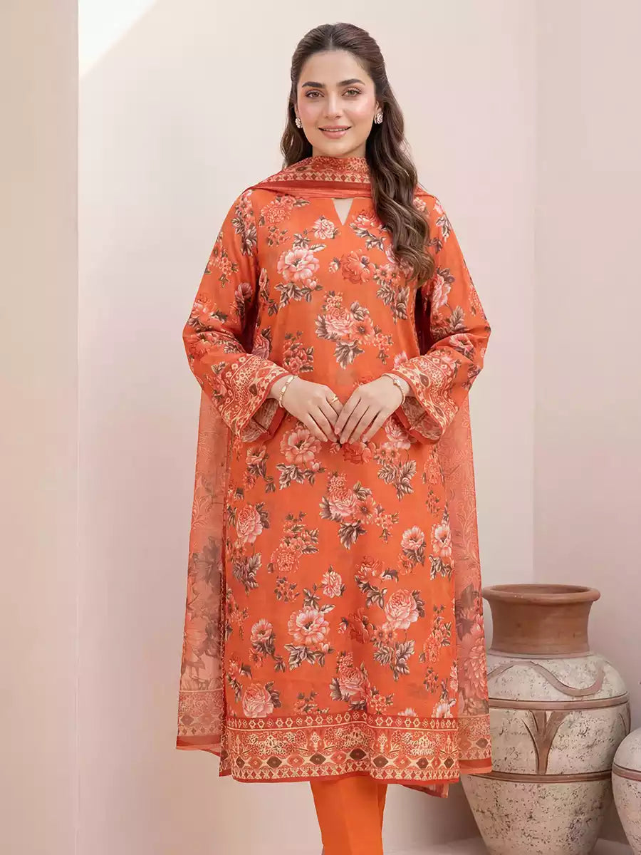 Salitex Women Unstitched Printed Lawn 3 Piece Suit SSW6U3P411 - Casual Collection