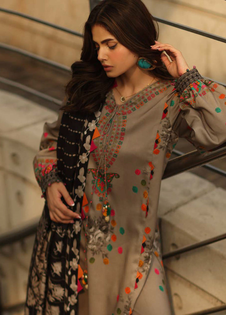 C Prints by Charizma Printed Linen Suits Unstitched 3 Piece CZ25CW CPW5-13 - Winter Collection