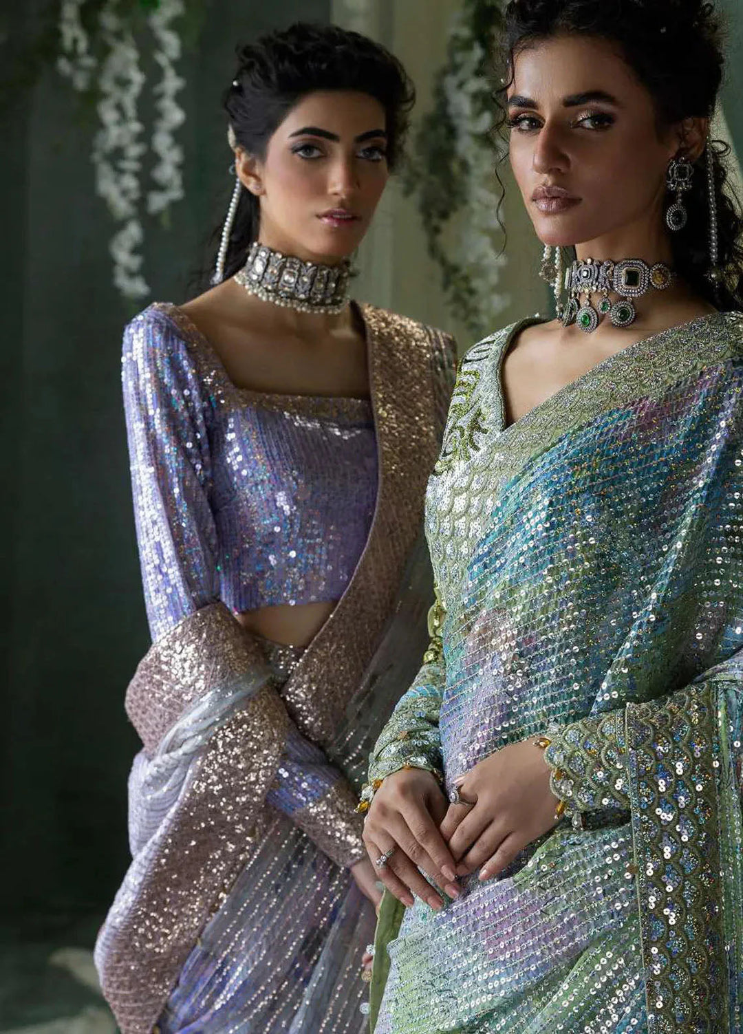 Aik Atelier Embroidered Chiffon Suits Unstitched 3 Piece AIK25EF D-04 - Formals Collection