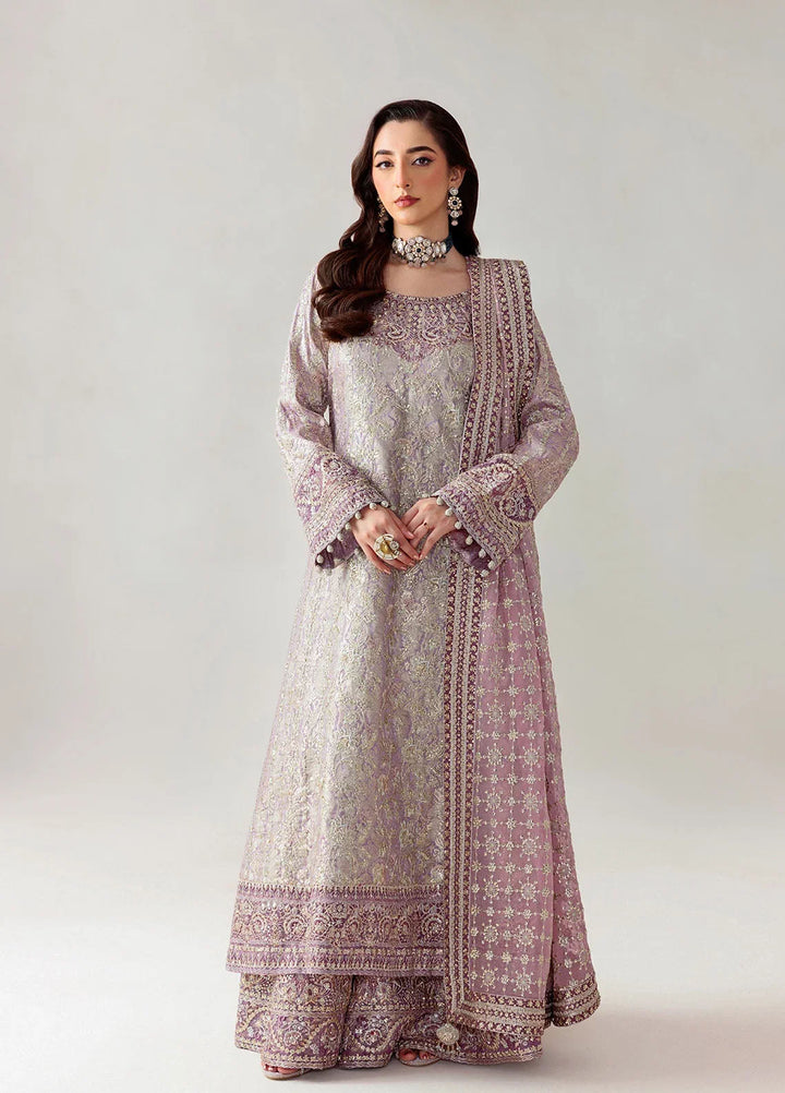 Aik Atelier Embroidered Jamwar Suits Unstitched 3 Piece AIK25EF Vl1 D-05 - Formals Collection