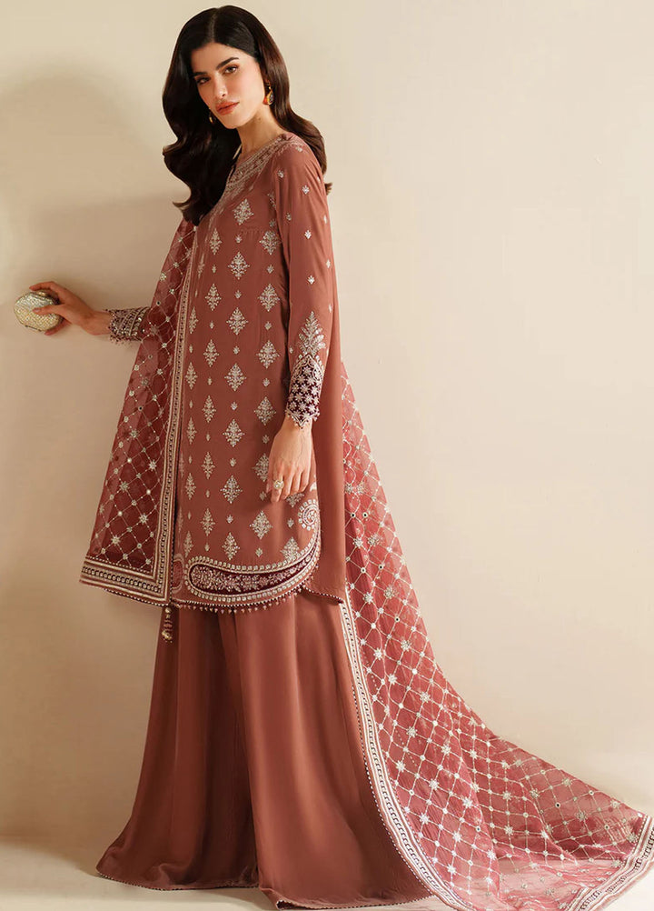 Velvet Vogue by Jazmin Embroidered Velvet Suits Unstitched 3 Piece JZ25VV VVF D-03 - Formals Collection