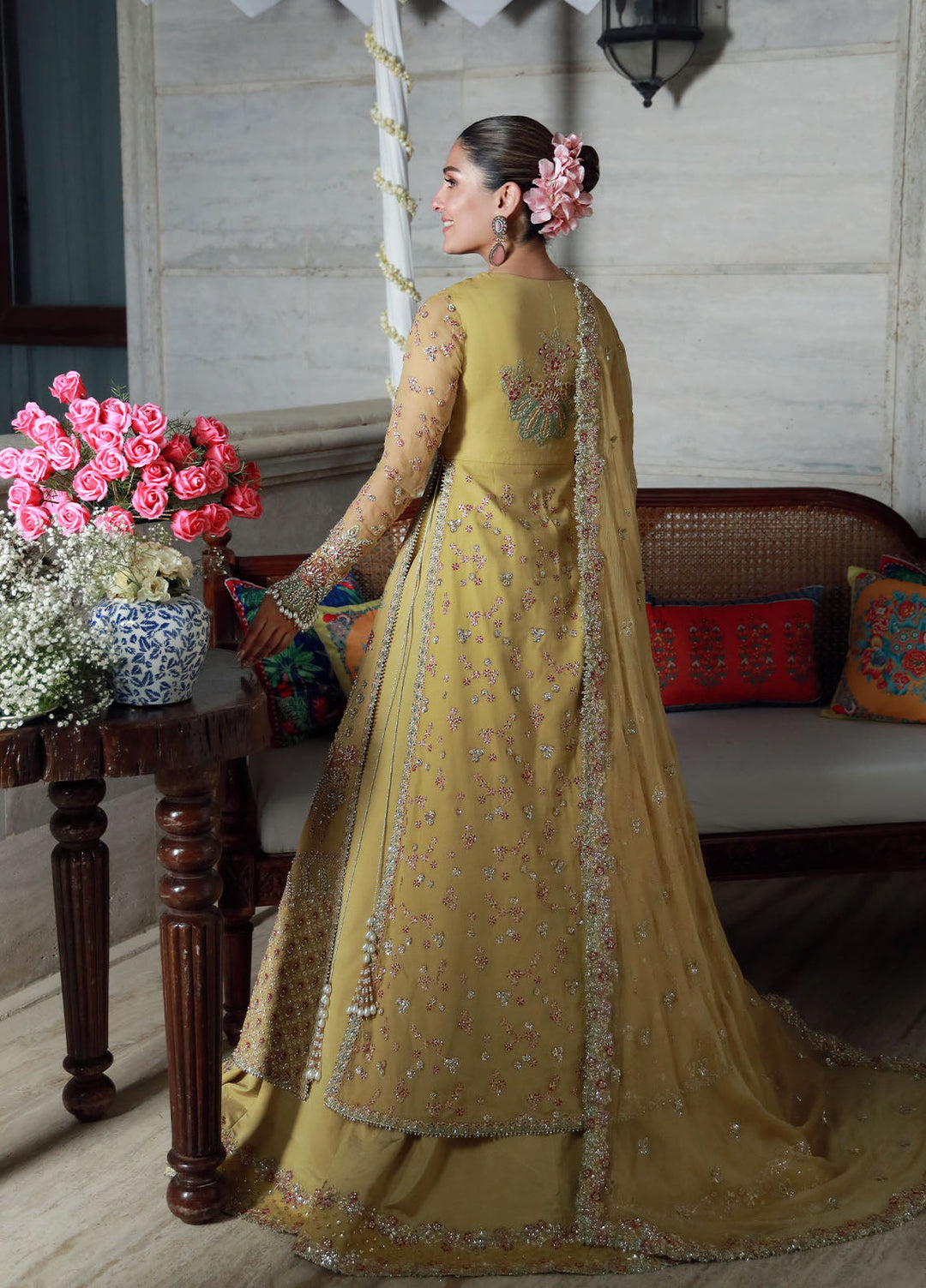 Gulmina Embroidered Chiffon Suits Unstitched 3 Piece GLM25EU D-02 - Formals Collection