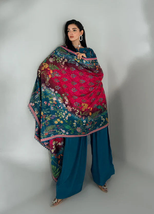 Monarque en Silk by Sahane Hand work Silk 3 Piece Suit CT-37005-Eloise - Festive Collection