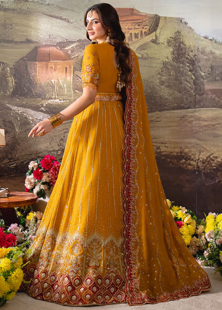 Dastaan by Neeshay Embroidered Chiffon Suits Unstitched 3 Piece NSH25DU Zarafshaan - Formals Collection