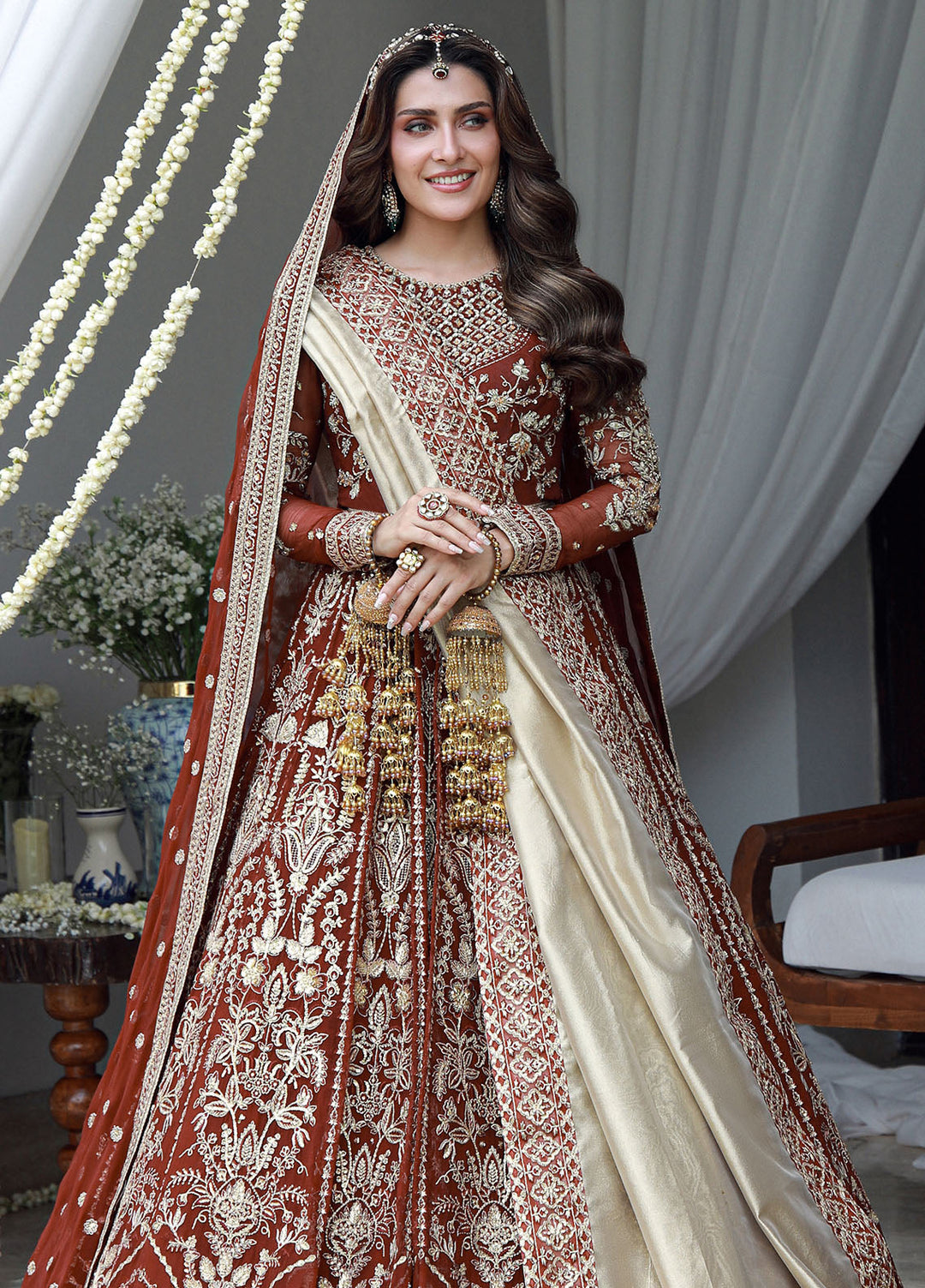 Gulmina Embroidered Chiffon Suits Unstitched 3 Piece GLM25EU D-01 - Formals Collection