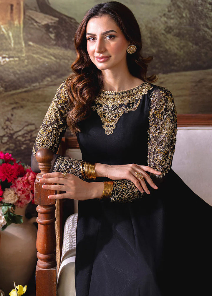 Dastaan by Neeshay Embroidered Chiffon Suits Unstitched 3 Piece NSH25DU Nayab - Formals Collection