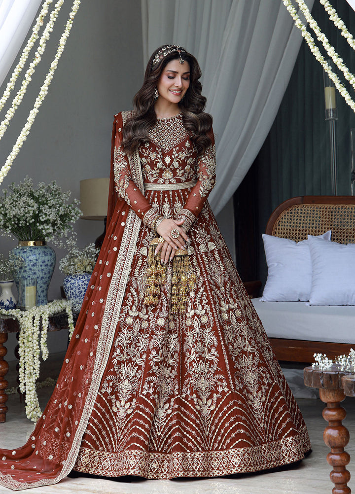 Gulmina Embroidered Chiffon Suits Unstitched 3 Piece GLM25EU D-01 - Formals Collection