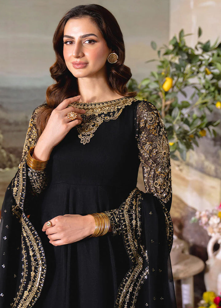 Dastaan by Neeshay Embroidered Chiffon Suits Unstitched 3 Piece NSH25DU Nayab - Formals Collection