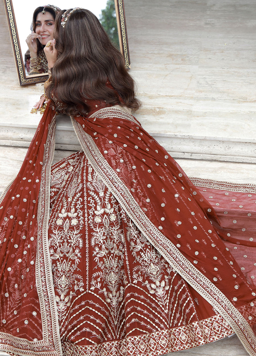 Gulmina Embroidered Chiffon Suits Unstitched 3 Piece GLM25EU D-01 - Formals Collection