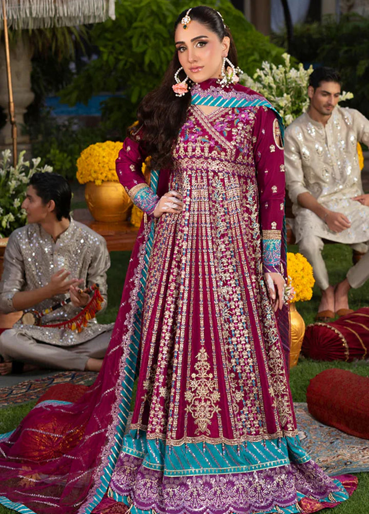 Haye Dil by Sahane Embroidered Raw Silk Suits Unstitched 3 Piece SNE25HD CT 29002 Song of Joy - Formals Collection