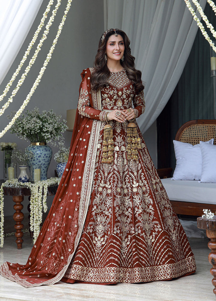 Gulmina Embroidered Chiffon Suits Unstitched 3 Piece GLM25EU D-01 - Formals Collection