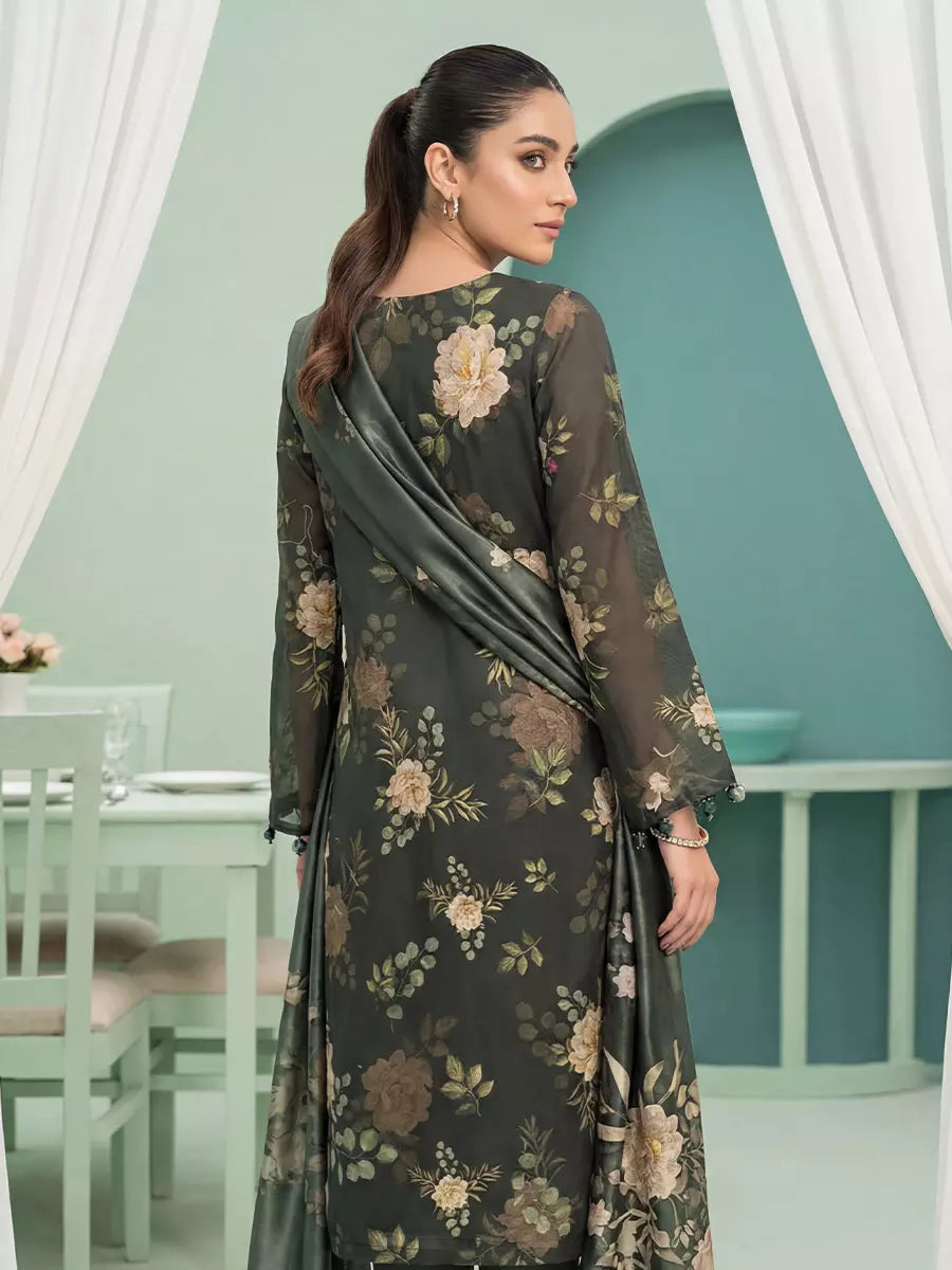 Salitex Women Unstitched Embroidered Lawn 3 Piece Suit SUNS8FS212 - Casual Collection