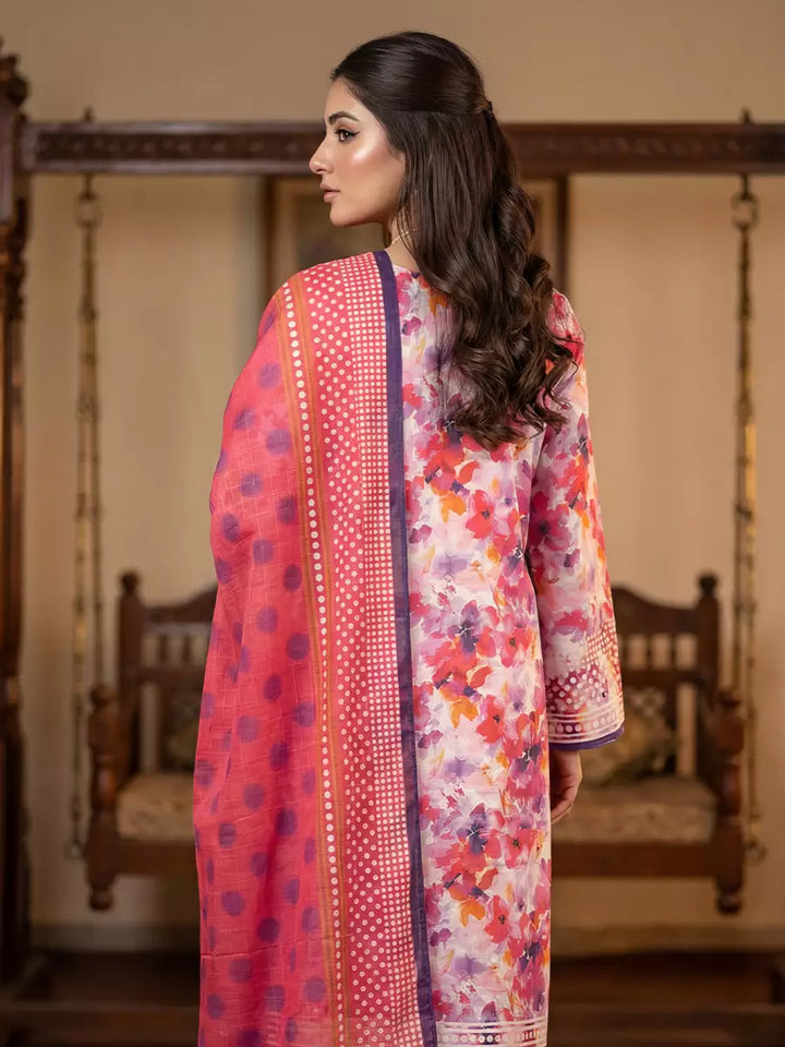 Salitex Unstitched Printed Lawn Silk 3 Piece Suit SUNS7ASI369 - Casual Collection