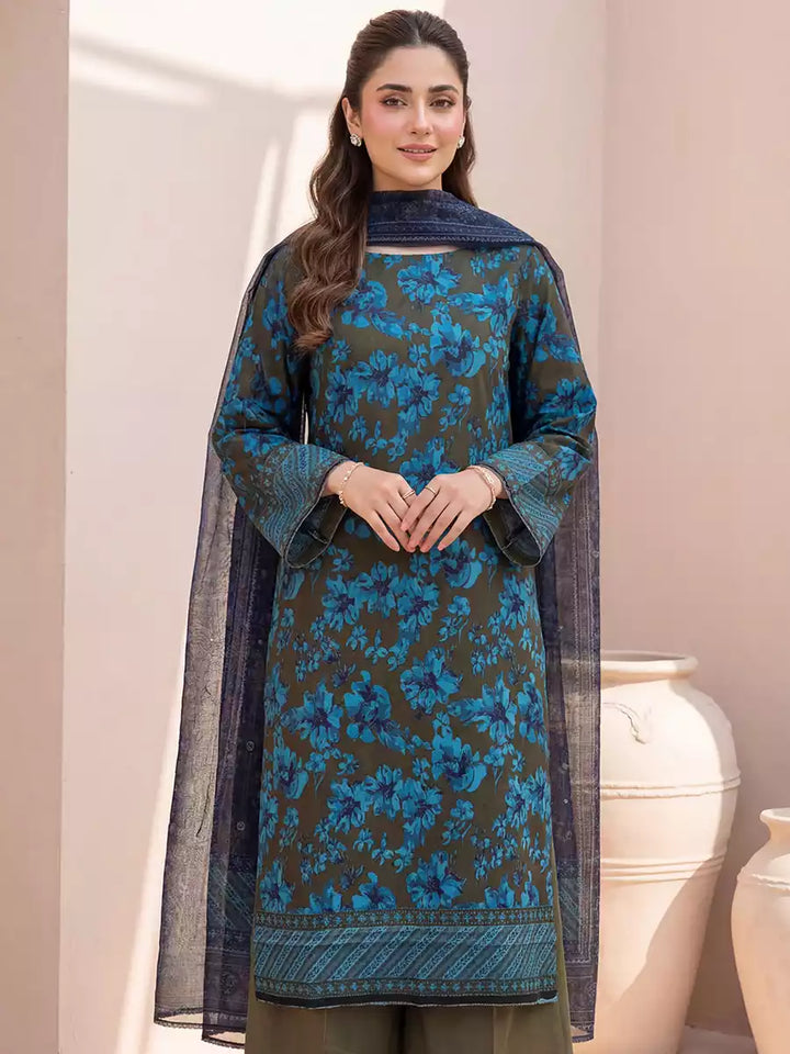 Salitex Women Unstitched Printed Lawn 3 Piece Suit SSW6U3P407 - Casual Collection