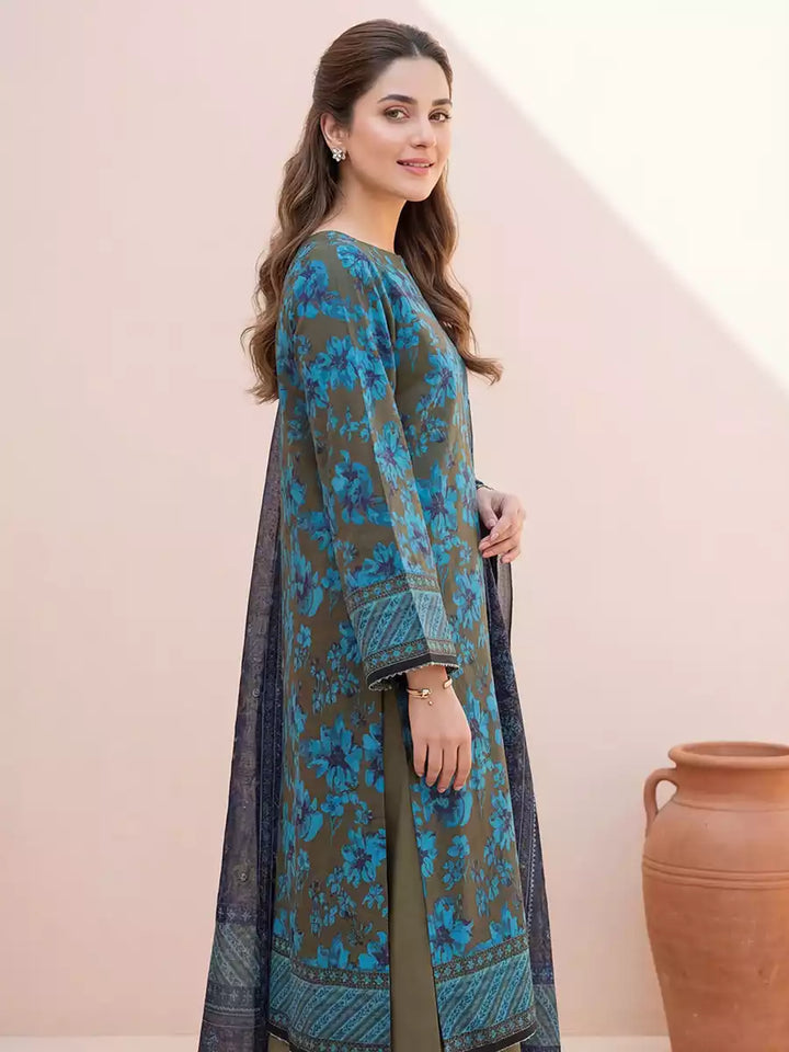 Salitex Women Unstitched Printed Lawn 3 Piece Suit SSW6U3P407 - Casual Collection