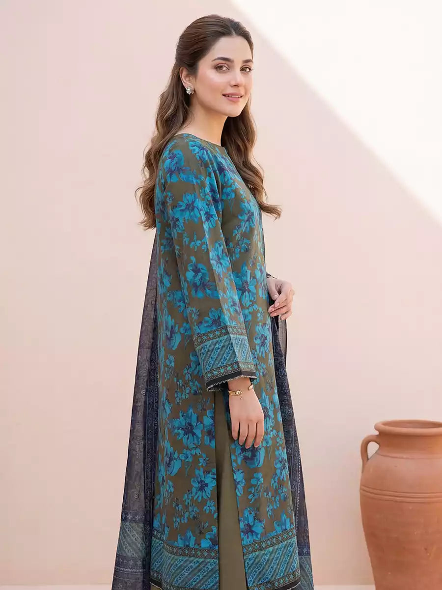 Salitex Women Unstitched Printed Lawn 3 Piece Suit SSW6U3P407 - Casual Collection