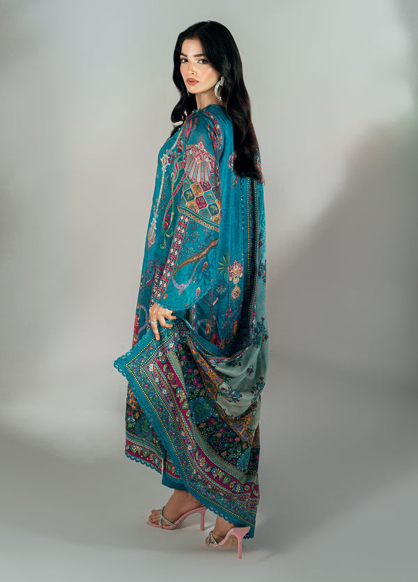 Monarque en Silk by Sahane RTW Hand work Silk 3 Piece Suit CT37006 Monroe Festive Collection