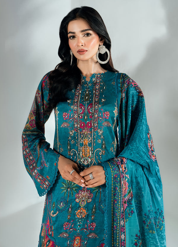 Monarque en Silk by Sahane RTW Hand work Silk 3 Piece Suit CT37006 Monroe Festive Collection