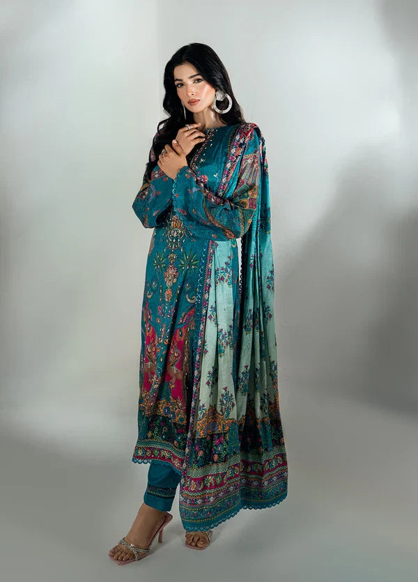 Monarque en Silk by Sahane Hand work Silk 3 Piece Suit CT-37006-Monroe - Festive Collection