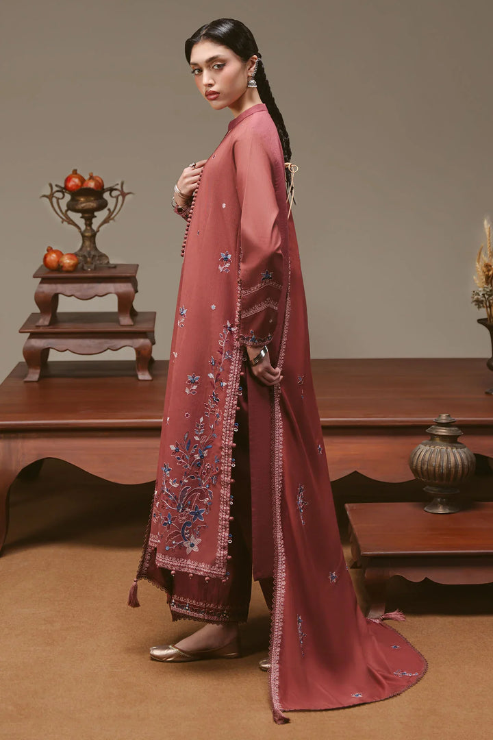 Cross Stitch Unstitched Embroidered Khaddar 3 Piece Suit CS26UW Amber Tapestry - Winter Collection