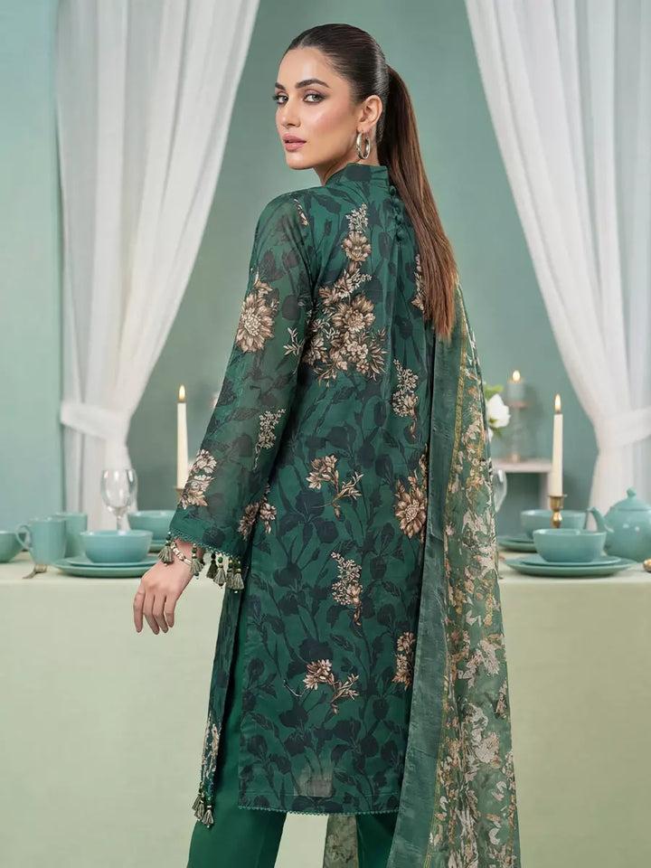 Salitex Women Unstitched Embroidered Lawn 3 Piece Suit SUNS8FS218 - Casual Collection