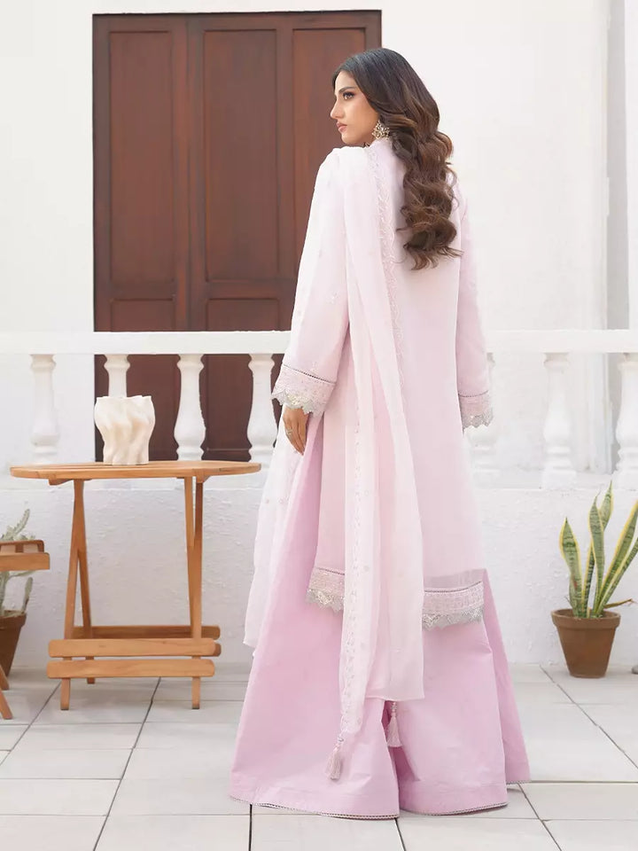 Salitex Unstitched Embroidered Chiffon 3 Piece Suit SUNW7CH103 - Festive Collection